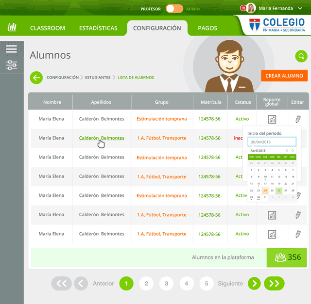 students ui
